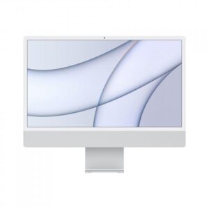 Apple imac 2021 24 retina 4.5k chip m1 gpu 8-core ram 8gb-ssd 256gb-macos big sur italia silver (mgpc3t/a)
