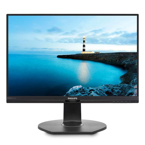 Philips 240b7qpteb 24.1 led ips formato 16:10 contrasto 1.000:1 1xvga 1xhdmi 1xdisplay port 4xusb colore nero garanzia italia