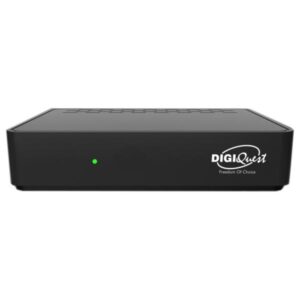 Digiquest decoder digitale terrestre g9 mediaplayer con doppio telecomando nero