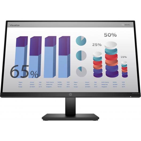 Hp monitor 23.8`` led ips p24q g4 2560x1440 quad hd tempo di risposta 5 ms