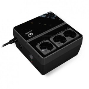 Atlantis onepower 700, ups offline 700va-300w, 3 prese schuko, 1 batteria 12v 4.5ah