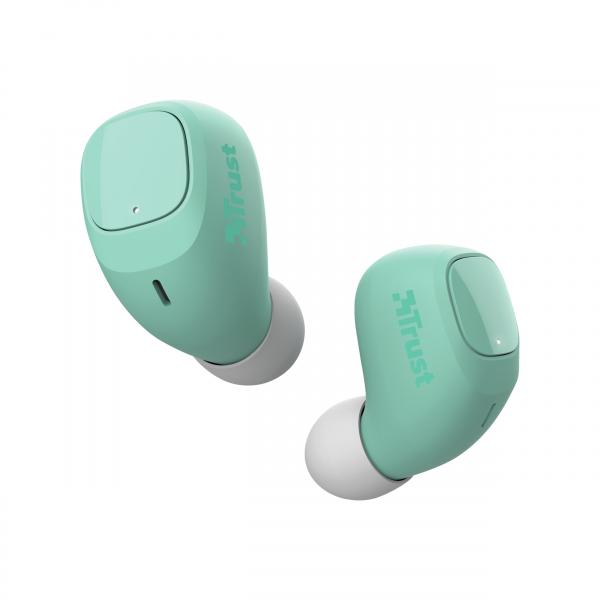 Trust nika compact auricolari bluetooth menta