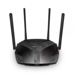 Mercusys ax1800 router dual-band wifi 6 2.4 ghz/5 ghz 10/100/1000 mbit/s 1xwan 3xglan colore nero