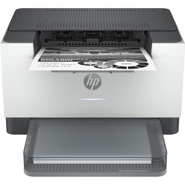 Hp laserjet m209dwe 6gw62e, stampante a singola funzione laser a4, monocromatica, fronte-retro automatico in b-n, 29 ppm, wi-fi, hp smart