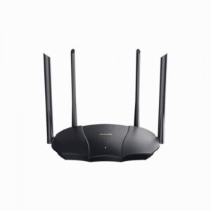 Tenda tx9 pro router wireless wi-fi 6 ax3000 dual band gigabit 5ghz 2.4ghz 4 antene esterne 6dbi nero