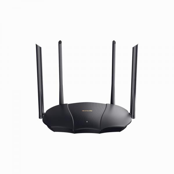 Tenda tx9 pro router wireless wi-fi 6 ax3000 dual band gigabit 5ghz 2.4ghz 4 antene esterne 6dbi nero