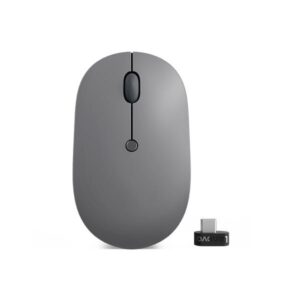 Lenovo go mouse wireless usb-c 2.400 dpi 4 tasti grigio