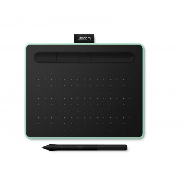 Wacom ctl-4100wle-s tavoletta grafica intuos s 152x95mm usb-bluetooth verde-nero