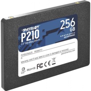 Patriot p210 ssd 256gb sata iii solid state drive 2,5`` interno
