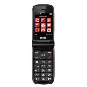 Brondi magnum 4 dual sim 2.8 clamshell fotocamera bluetooth radio fm italia black