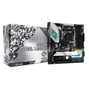 Asrock b550m steel legend presa am4 micro atx amd b550