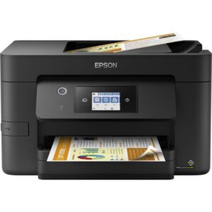 Epson stampante multifunzione workforce pro wf-3820dwf, inkjet a4 fronte-retro, fax, scansione, copia, adf 35 pagine, velocita` 21 pagine al minuto