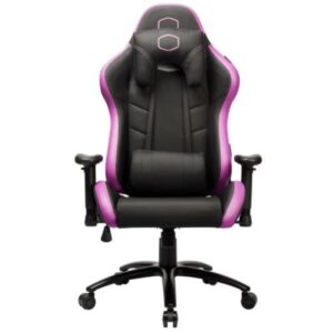 Cooler master sedia gaming caliber r2 gaming chair purple, lega di acciaio, nero-viola, 155-180cm