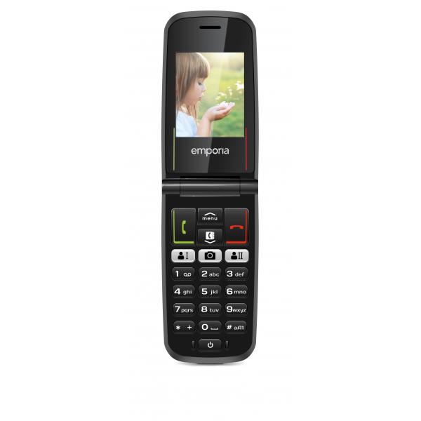 Emporia active glam senior phone 4g 2.2 tasti grandi sos android 8.1 fotocamera black