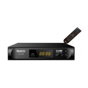 Teleco decoder dvb/t2 hevc display pvr usb/hdmi/lan/scart tlh10b (mise
