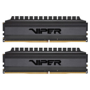 Patriot viper 4 blackout kit memoria ram 16gb totali 2x8gb 4.400mhz tipologia ddr4 tecnologia dimm