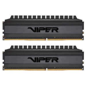 Patriot viper 4 blackout kit memoria ram 16gb totali 2x8gb 4.400mhz tipologia ddr4 tecnologia dimm