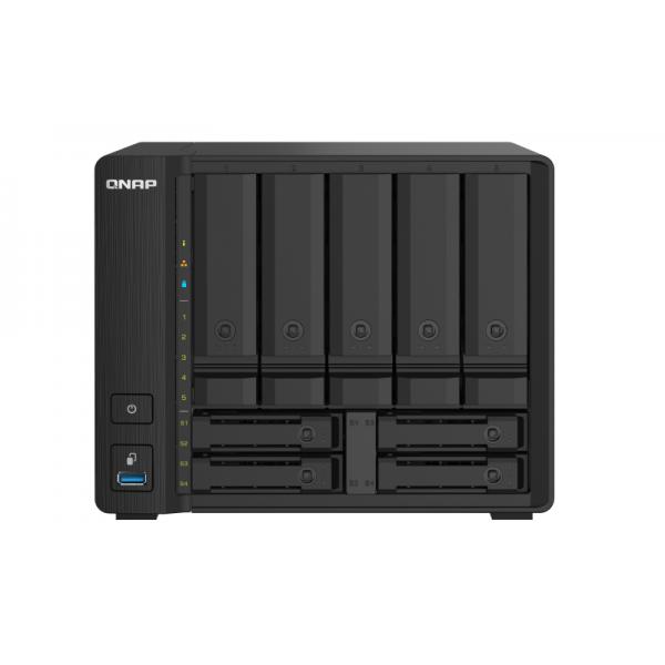 Qnap ts-932px alpine al-324 collegamento ethernet lan tower nero nas