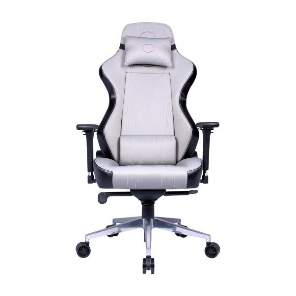Cooler master sedia gaming caliber x1c grey regolabile con braccioli 4d e cuscini ergonomici