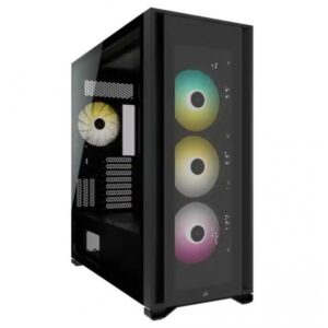 Corsair icue 7000x case full tower rgb atx minitx matx atx e-atx 3xpannello vetro temperato 4xventole 140mm black