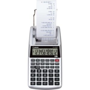 Canon p1-dtsc ii calcolatrice mini scrivente 12 cifre grigio