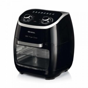 Ariete 4619 friggitrice ad aria forno elettrico 2000 w capacita` 11 litri 3 griglie cestello girevole e girarrosto luce interna