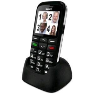 Saiet magnum due 2.2 easy phone tasti grandi tasto sos radio bluetooth italia black