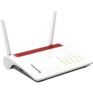 Avm fritz! box 6850 5g edition international, modem router 5g con wi-fi dual band fino a 1.266 mbit-s, mesh, 4x gigabit lan, 1x usb 3.0, voip, base dect, sim slot, interfaccia in italiano
