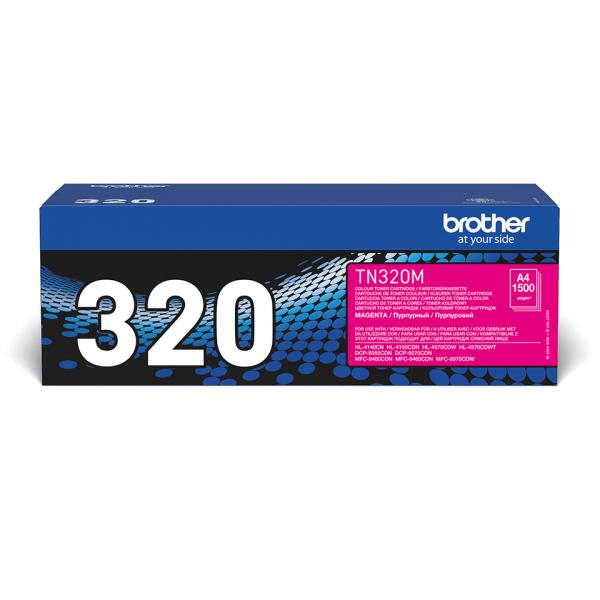 Brother tn-320m toner magenta hl4150-4570cdw 1500pg