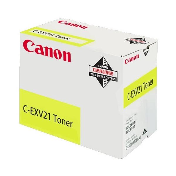 Canon c-exv 21 toner giallo per irc3380/3380i/2880/2880i/2380i/3080i/3080/3580/3580i 14000 pagine