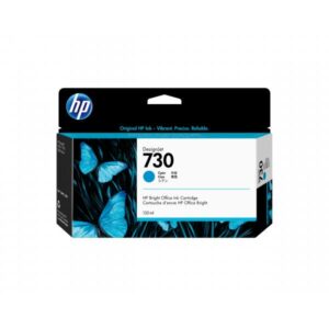 Hp 730 cartuccia inchiostro originale 130 ml ciano designjet t1700, t1700 postscript, t1700dr, t1700dr postscript