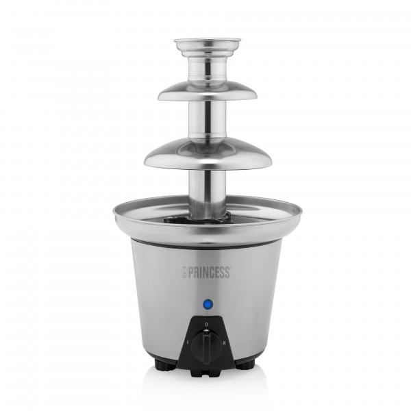 Princess 01.292998.01.001 fontana di cioccolato xl 90 w 3 livelli capacita` 0,7 litri acciaio inossidabile