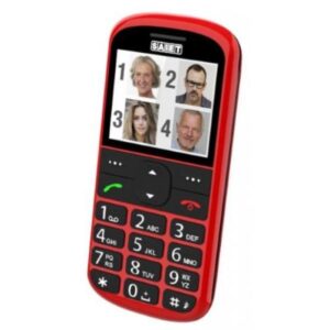 Saiet magnum due 2.2 easy phone tasti grandi tasto sos radio bluetooth italia red