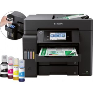 Epson ecotank et-5800 stampante multifunzione ink jet a4 wi-fi fax usb 2.0 lan 32 ppm 4800 x 2400 dpi