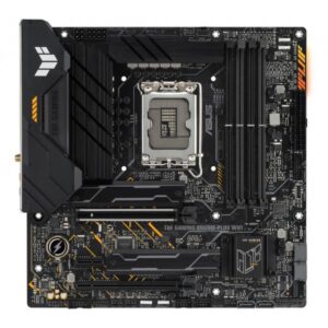 Asus tuf gaming b660m-plus wifi scheda madre matx, intel b660, lga1700, ddr5, pcie 5.0, lan realtek 2.5gb, wifi 6, realtek 7.1 surround, 2xm.2, 4xsata 6gb-s, usb 3.2 gen 2x2, armoury crate, nero