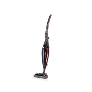 Ariete evo 2 in 1 scopa elettrica senza sacco aspirabriciole integrato filtro hepa 600w 0,8lt nero-rosso