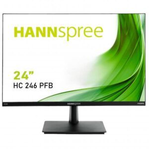 Hannspree hc246pfb 24 led wuxga 16:10 250 cdm 5 ms 1000:1 60hz 1 x vga 1 x hdmi 1 displayport 1920 x 1200 nero