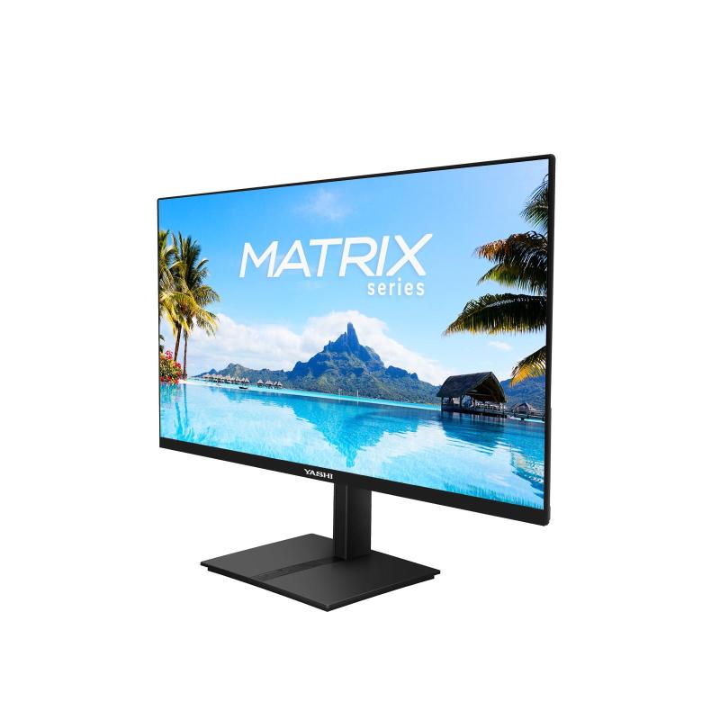 Yashi matrix yz2468 23.8 led ips full hd 75 hz -300 cd/mq - 1000:1 - 2 ms - hdmi, vga, usb-c -altoparlanti 1920 x 1080