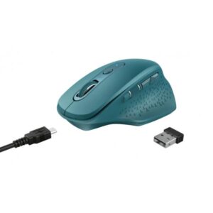 Trust ozaa mouse rf wireless ottico 2400 dpi mano destra blu