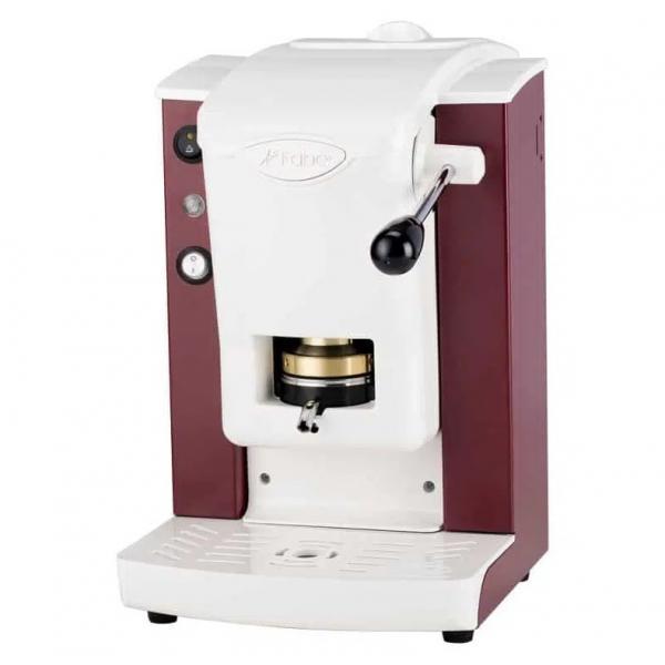 Faber slot plast macchina da caffe` a cialde 44 mm 500w bianco/borgogna