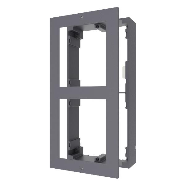Hikvision cornice 2 moduli da parete intercom plastica nero - ds-kd-acw2