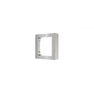 Hikvision cornice 1 modulo. contiene cornice e scatola da parete per posto esterno silver in alluminio - ds-kd-acw1/s