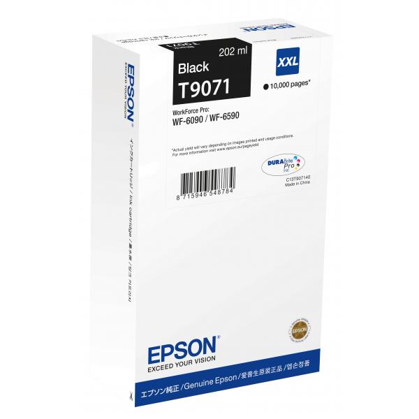 Epson t9071 misura xxl nero originale cartuccia dinchiostro per workforce pro wf-6090dw