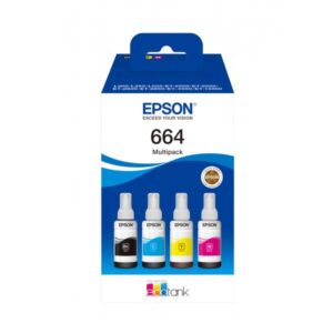 Epson 664 cmjn bottiglia ecotank 4-colour multipack inchiostri originali dye a 4 colori