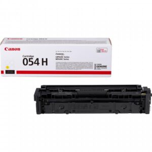 Canon 054 h toner giallo 2.300 pagine per per imageclass lbp622, mf641; i-sensys lbp621, lbp623, mf641, mf643, mf645; satera lbp622