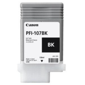 Canon pfi-107bk tanica nero per stamapnti canon ink-jet (6705b001aa)