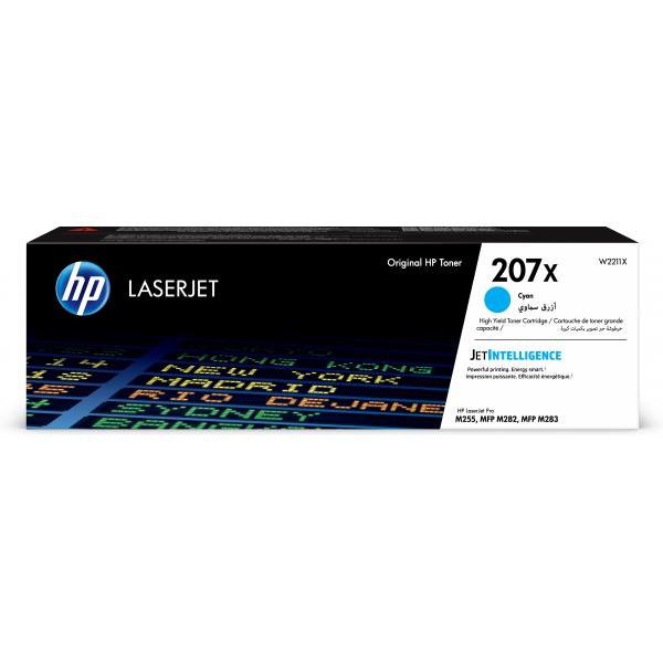 Hp 207x toner originale ciano