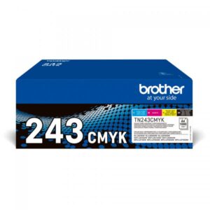 Brother tn-243 toner value pack cmyk