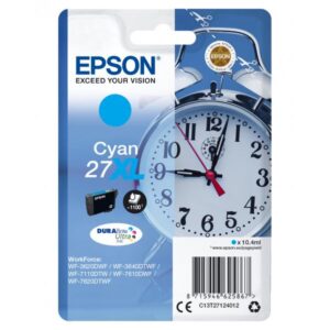 Epson 27xl 17.7 ml misura xl cyan originale cartuccia dinchiostro per workforce wf-3620dwf stickers, wf-3640dtwf, wf-7110dtw, wf-7610dwf, wf-7620, wf-7620dtwf