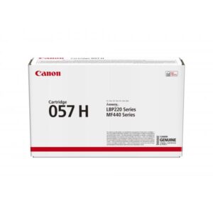 Canon 057 h toner nero per i-sensys lbp223dw/ lbp226dw/ lbp228x/ mf443dw/ mf445dw/ mf446x/ mf449x 10.000 pagine
